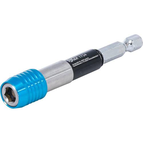 Porte-embout Automatique 6,3 mm (1/4 ) 80 mm - Poussée Six Pans Intérieurs - Précision et Confort d Utilisation - BGS