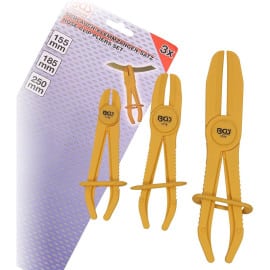 Jeu de Pinces pour Durites 155-255 mm - 3 pcs - Précision et Robustesse, Acier - D-Work