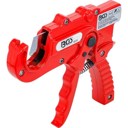 Coupe-tubes avec Fonction Cliquet - 16,6x3,6x19,3 cm - Acier Robuste, Précision et Confort d Utilisation - BGS