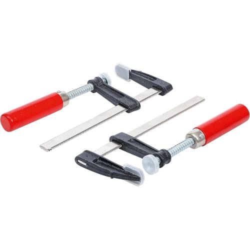 Jeu de Serre-Joints 2 Pièces 150x50 mm - Acier Robuste - Maintien Fiable et Pratique - BGS