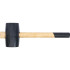 Maillet Caoutchouc Tête 64 mm - 660 g, 115x70x339 mm - Résistant et Pratique pour Bricolage - BGS