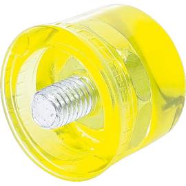Tête de Remplacement Plastique Jaune D.30 mm - Compatible Art. 1864 - Durable et Facile à Installer - D-Work