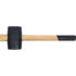 Maillet Caoutchouc Tête 65 mm - 500 g - Résistant et Antidérapant - Plastique - D-Work