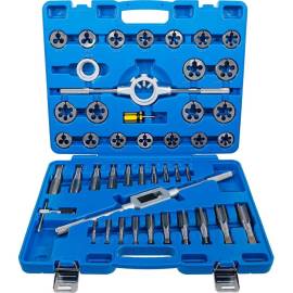 Jeu de Tarauds M6-M24 45 Pièces - Acier, Large Gamme de Tailles - Outils Précis et Durables - BGS