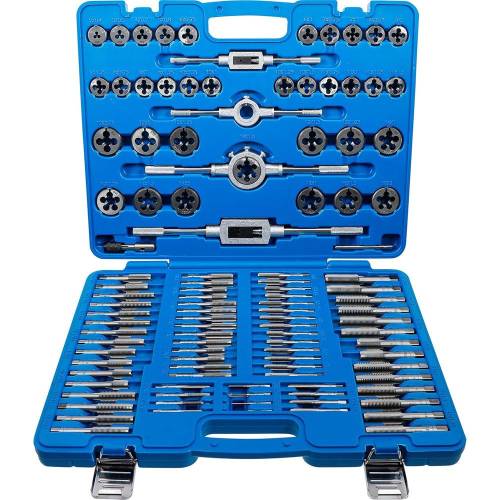 Jeu de Tarauds M2-M18 - 110 Pièces - Acier, Précision et Durabilité - BGS