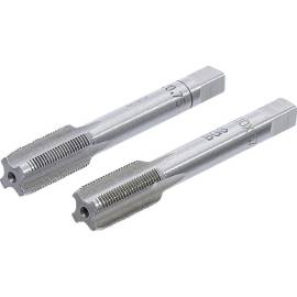 Pré-Tarauds et Filières M10 x 0,75 - 2 pcs - Acier, Précision et Durabilité, Pro - D-Work