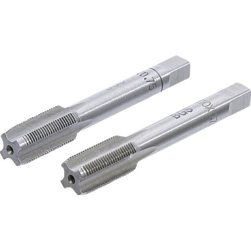 Pré-Tarauds et Filières M10 x 0,75 - 2 Pièces - Acier, Précision et Durabilité - BGS