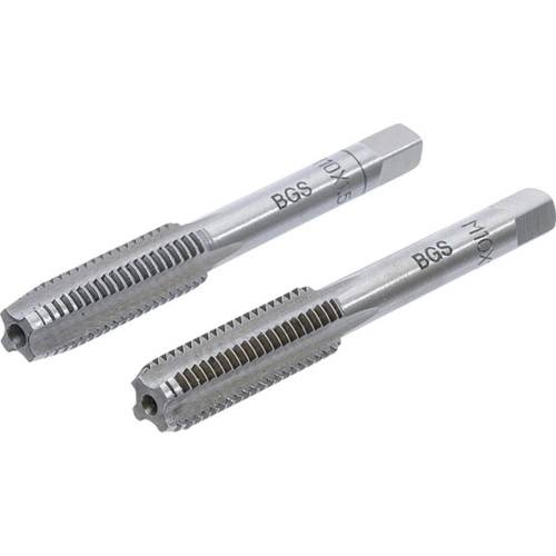 Pré-Tarauds et Filières M10 x 1,5 - 2 Pièces - Acier Résistant - Filetage Précis et Durable - BGS