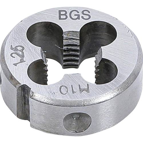 Filières M10 x 1,25 x 25 mm - Acier, Filetage Précis - Outils de Coupe, Pro - D-Work