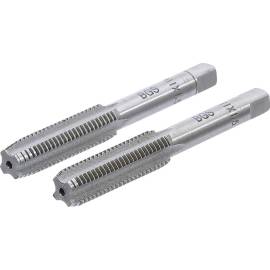 Pré-Tarauds et Filières M11 x 1,5 - 2 Pièces - Acier Résistant - Filetage Précis et Durable - BGS