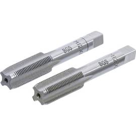 Pré-Tarauds et Filières M12 x 1,0 - 2 Pièces - Acier Résistant - Filetage Précis et Durable - BGS