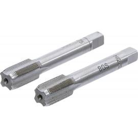 Pré-Taraud et Filière M12 x 0,75 - 2 pcs - Acier, Précision et Durabilité, Pro - D-Work