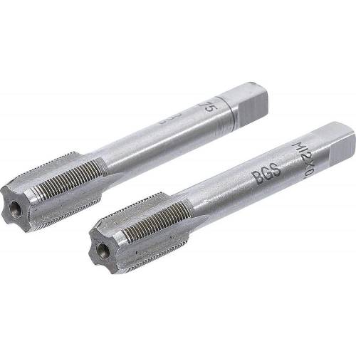 Pré-Taraud et Filière M12 x 0,75 - 2 pcs - Acier, Précision et Durabilité, Pro - D-Work