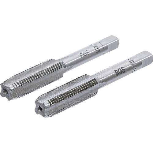 Pré-Tarauds et Filières M12 x 1,5 - 2 pcs - Acier Résistant - Filetage Précis et Durable, Pro - D-Work
