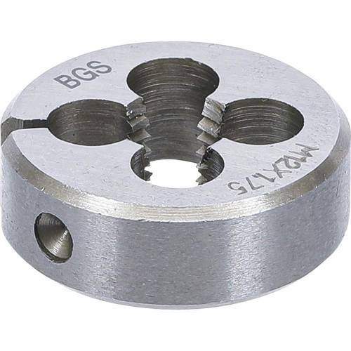 Filières M12 x 1,75 x 38 mm - Acier, Filetage Précis - Outils de Coupe - BGS