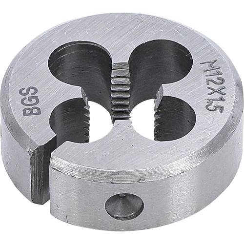 Filières M12 x 1,5 x 38 mm - Acier, Filetage Précis - Outils de Coupe, Pro - D-Work
