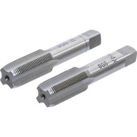 Pré-Tarauds et Filières M14 x 1,0 - 2 Pièces - Acier Résistant - Filetage Précis et Durable - BGS