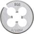 Filières M12 x 1,75 x 38 mm - Acier, Filetage Précis - Outils de Coupe - BGS