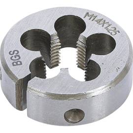 Filières M14 x 1,25 x 38 mm - Acier, Filetage Précis - Outils de Coupe - BGS