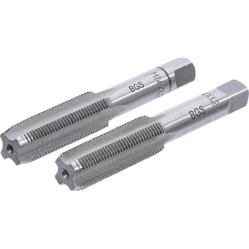 Pré-Taraud et Filière M14 x 1,25 - 2 pcs - Acier, Précision et Durabilité - Pro - D-Work