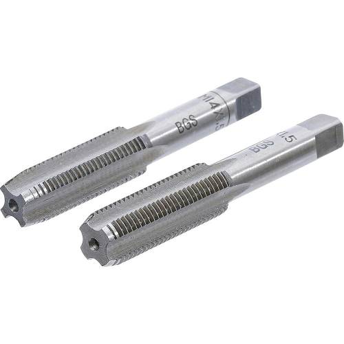 Tarauds et Filières M14 x 1,5 - Lot de 2 pièces - Acier, Précision et Durabilité - - BGS
