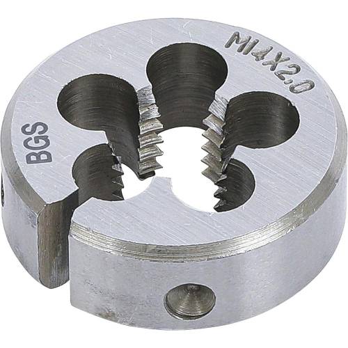 Filières M14 x 2,0 x 38 mm - Acier, Filetage Précis - Outils de Coupe - BGS