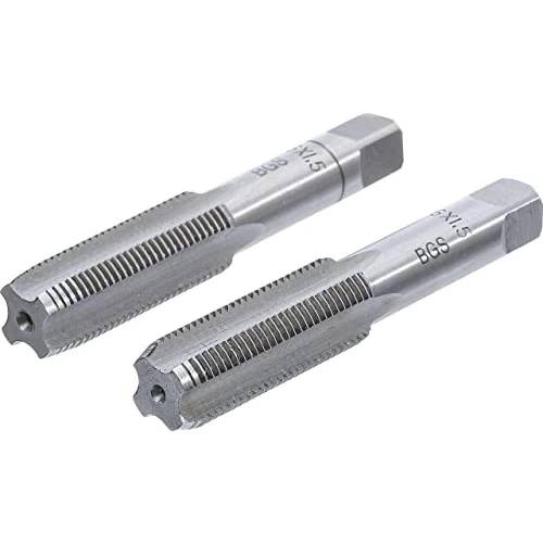 Tarauds et Filières M16 x 1,5 - Lot de 2 pièces - Acier Résistant - Filetage Précis et Durable - BGS