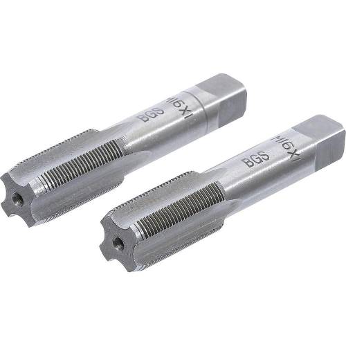 Pré-Tarauds et Filières M16 x 1,0 - 2 Pièces - Acier, Précision et Durabilité - BGS