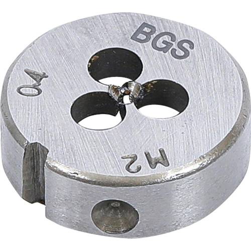 Filières M2 x 0,4 x 25 mm - Acier, Précision et Durabilité - - BGS