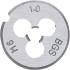 Filières M6 x 1,0 x 25 mm - Acier, Filetage Précis - Outils de Coupe, Pro - D-Work