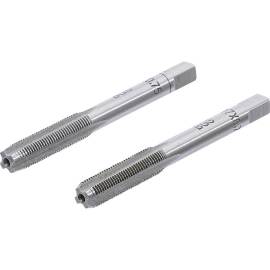 Pré-Tarauds et Filières M7 x 0,75 mm - 2 pcs - Acier, Précision et Durabilité, Pro - D-Work