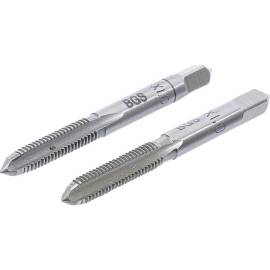 Tarauds et Filières M6 x 1,0 mm - Lot de 2 pcs - Acier, Précision et Durabilité, Pro - D-Work