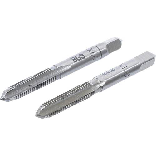 Tarauds et Filières M6 x 1,0 mm - Lot de 2 pcs - Acier, Précision et Durabilité, Pro - D-Work