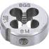 Filières M8 x 1,25 x 25 mm - Acier, Filetage Précis - Outils de Coupe - BGS