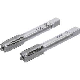 Pré-Taraud et Filière M9 x 0,75 mm - 2 pcs - Acier, Précision et Durabilité - Pro - D-Work