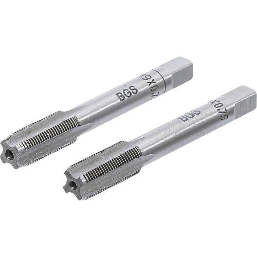 Pré-Taraud et Filière M9 x 0,75 mm - 2 pcs - Acier, Précision et Durabilité - Pro - D-Work