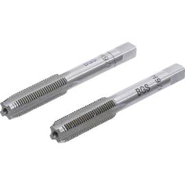 Pré-Tarauds et Filières M9 x 1,0 mm - 2 pcs - Acier Résistant - Filetage Précis et Durable, Pro - D-Work