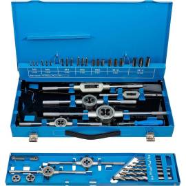 Jeu de Tarauds M3-M12 44 pcs - Acier, Précision et Durabilité - Pro - D-Work