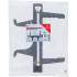 Jauge pour Tambour de Frein 160-360 mm - Mesure Précise et Facile d Utilisation - BGS