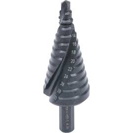 Foret Étagé 6-30 mm - Acier, Polyvalent et Précis, Plastique, Pro - D-Work