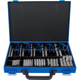 Kit de Réparation de Filets M6-M14 - 130 pcs - Acier, Complet et Pratique - Pro - D-Work