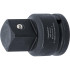 Adaptateur de Clé à Douille à Choc - Femelle 20 mm (3/4 ), Mâle 25 mm (1 ) - Acier Résistant - Adaptation et Robustesse - BGS