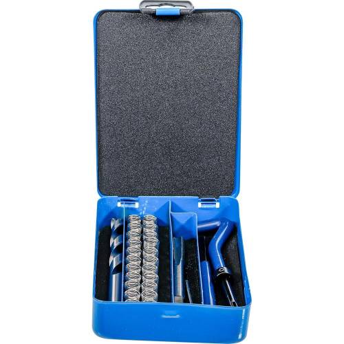 Kit de Réparation de Filets M10 x 1,0 - 14 pcs - Acier Résistant - Réparation Fiable et Durable - D-Work