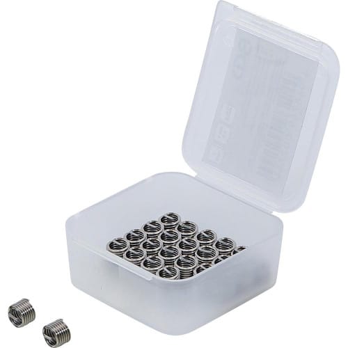 Inserts Taraudés M6 x 1,0 - Lot de 25 pcs - Acier Résistant - Fixation Fiable et Durable - D-Work