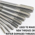 Inserts Taraudés M6 x 1,0 - Lot de 25 pcs - Acier Résistant - Fixation Fiable et Durable - D-Work