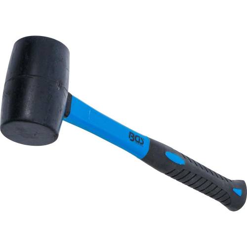 Maillet Caoutchouc 50 mm - Manche Fibres de Verre, Tête Noire - Léger et Résistant - BGS