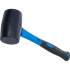 Maillet Caoutchouc 500 g D.60 mm - Manche Fibres de Verre - Résistant et Léger, Pro - D-Work