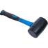 Maillet Caoutchouc 500 g Ø60 mm - Manche Fibres de Verre - Résistant et Léger - BGS