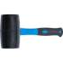 Maillet Caoutchouc 720 g D.65 mm - Manche Fibres de Verre - Résistant et Ergonomique, Plastique - D-Work