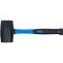 Maillet Caoutchouc 900 g Ø70 mm - Manche Fibres de Verre - Résistant et Ergonomique - BGS
